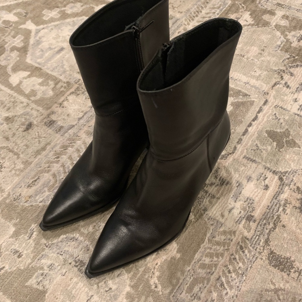 Zara Black Women's Ankle Boots - Picture 2 of 12